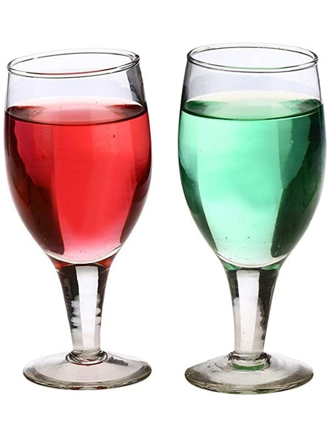 Elegant 180ml Water & Juice Glasses Set of 2 - Perfect for Parties, Weddings & Special Occasions | 6x6x13.5cm
