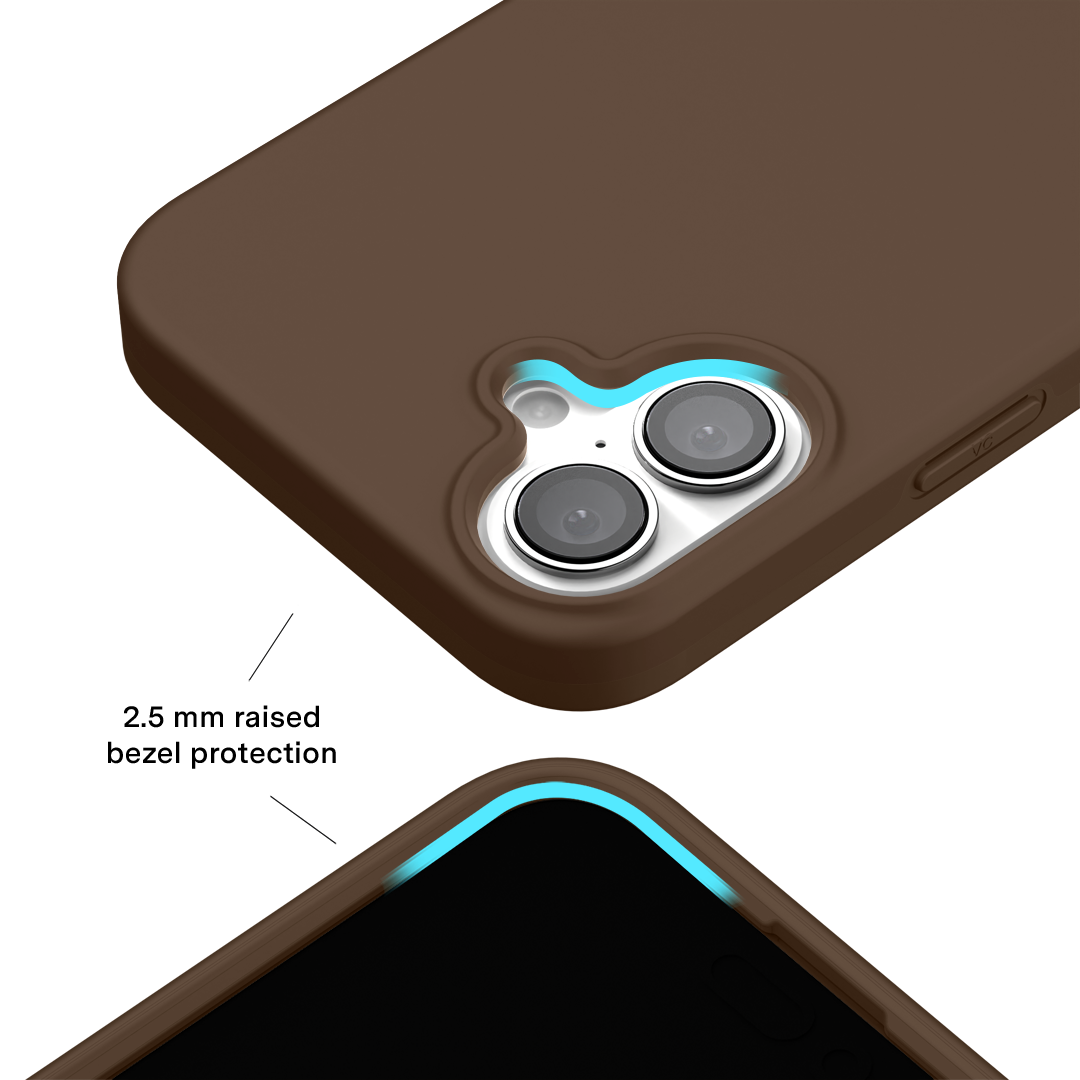 Premium Espresso Brown iPhone Case - Slim Protective Cover for iPhone [Models] - Perfect for Everyday Use, Travel & Style