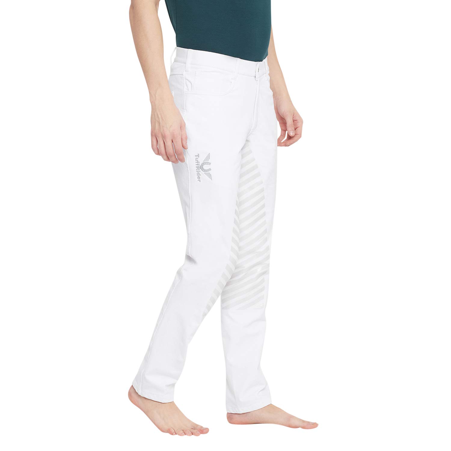 TuffRider Men's Polo Jeans - Comfortable Stretch Denim Pants for Casual Wear, Riding & Outdoor Activities | Perfect for Equestrian, Work & Everyday Use