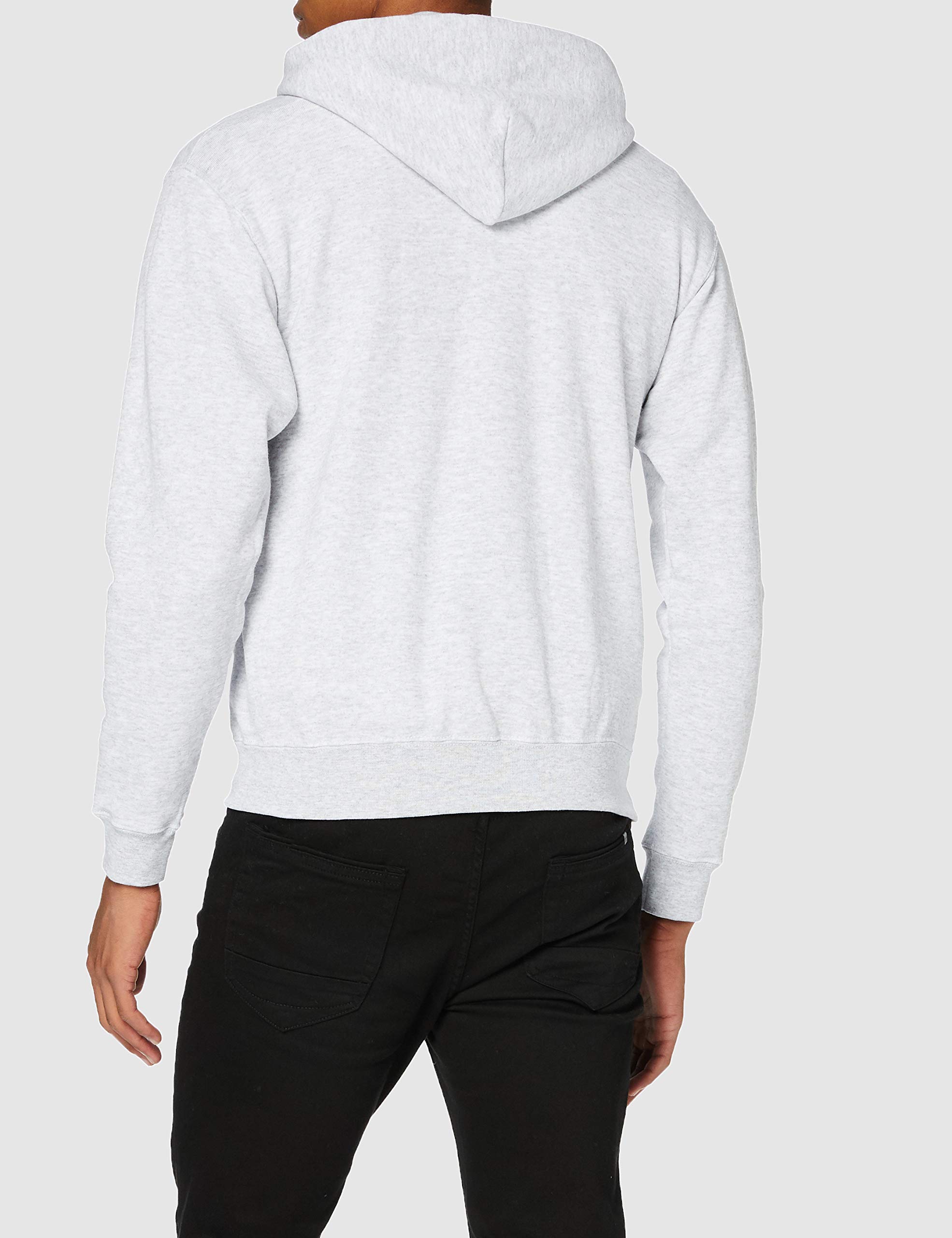 Fruit of the Loom Men's Lightweight Hooded Sweat Jacket - Breathable Pullover Hoodie for Casual Wear, Gym & Outdoor Activities