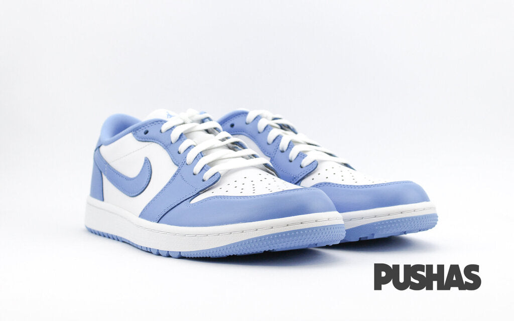 Air Jordan 1 Retro Low Golf 'UNC' Sneakers (2022) - Men's Basketball Shoes for Golf & Casual Wear - Perfect for Golf Courses, Street Style & Everyday Comfort