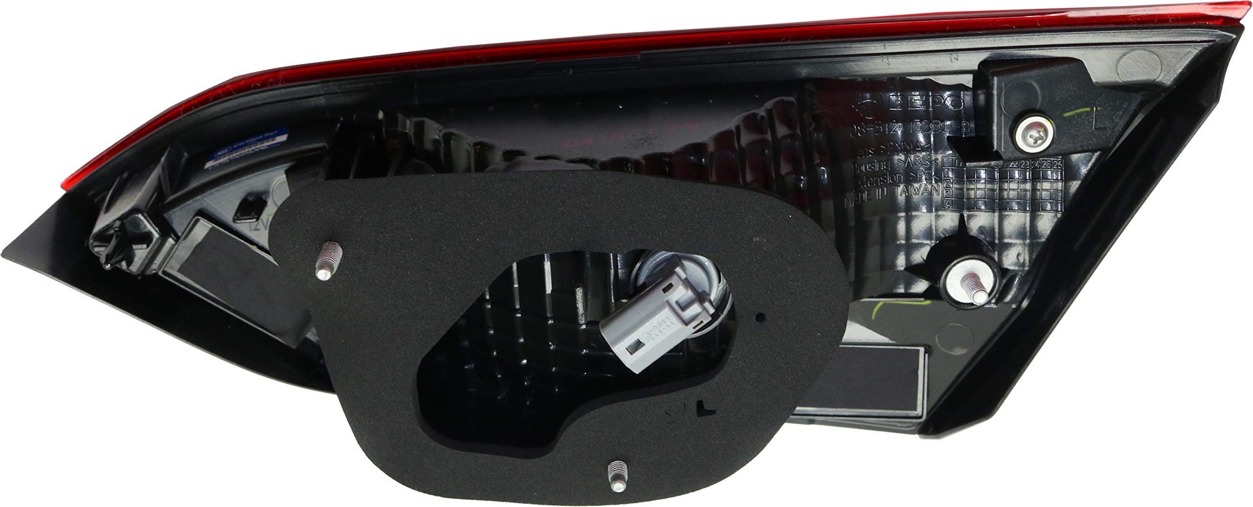 Go-Parts - OEM Replacement Tail Light Assembly for Toyota Camry 2018-2020 Models - Left Driver Side Inner Light - Compatible with L/LE/SE/TRD/XSE TRD Package - Perfect for Night Driving Safety & Vehicle Customization