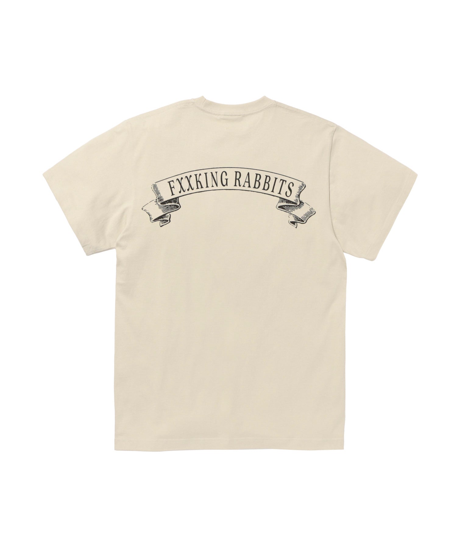 FR2 Rabbit Jesus Pigment Wash T-Shirt Ivory - Stylish Graphic Tee for Casual Wear & Street Fashion