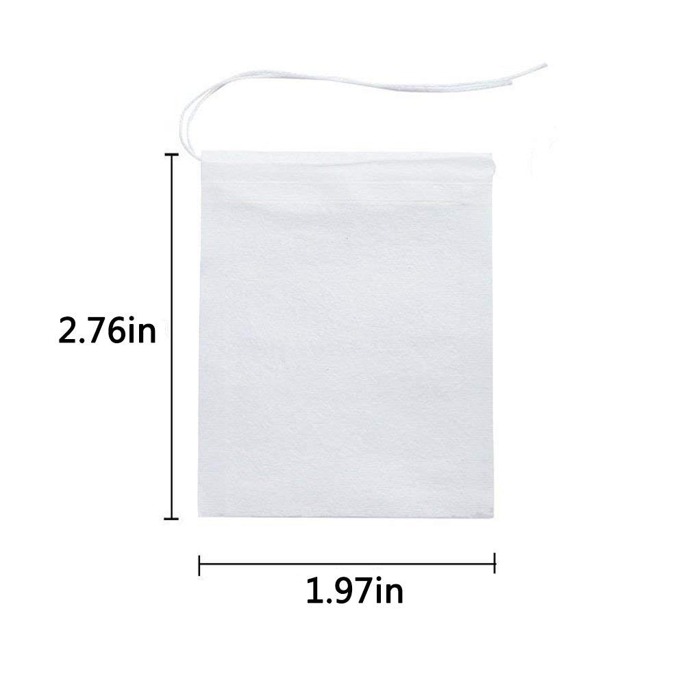 TamBee 400 Pack Disposable Tea Filter Bags - 2.76