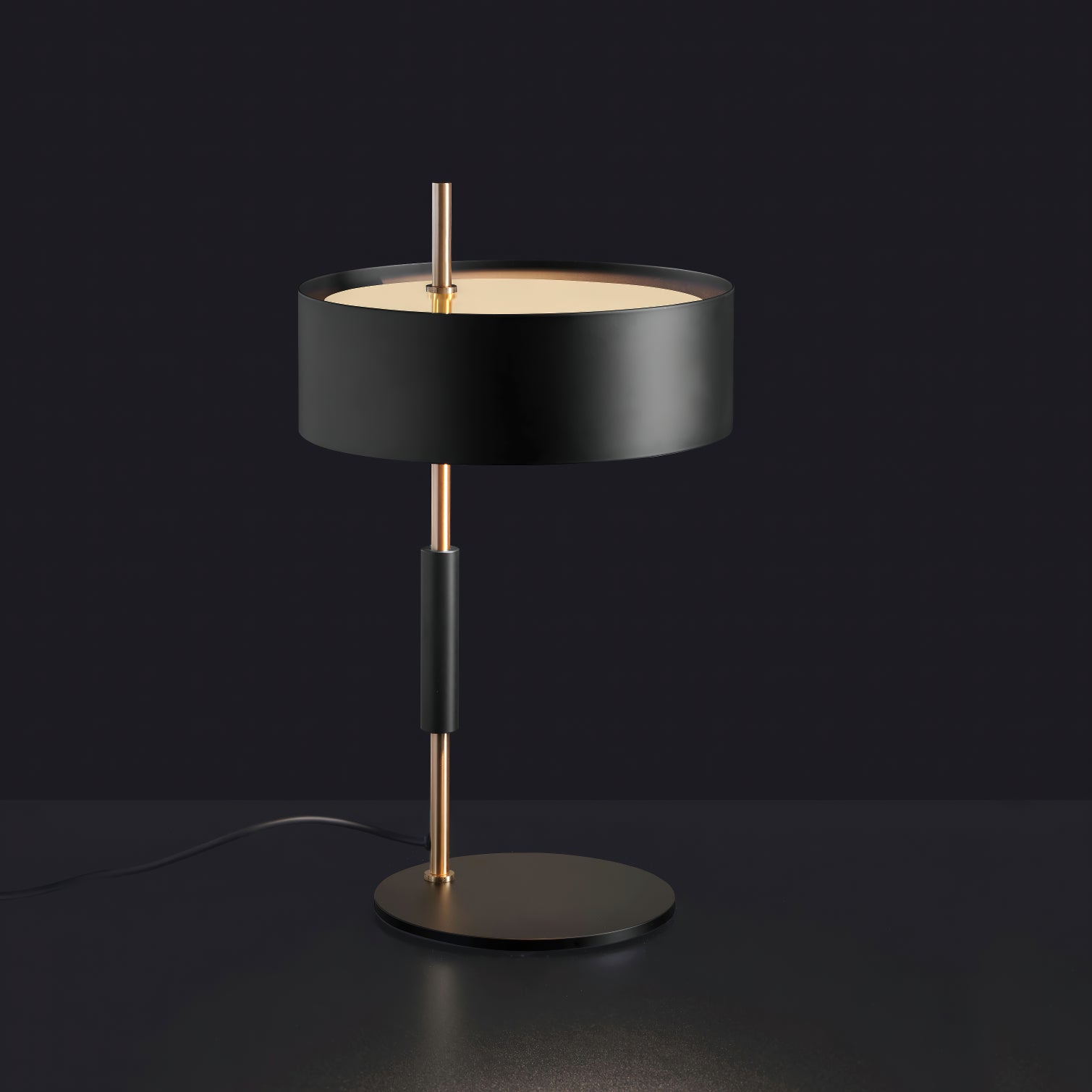 Athezza Modern LED Table Lamp - Adjustable Brightness, USB Charging Port, Night Light for Bedroom, Living Room, Office & Study Desk