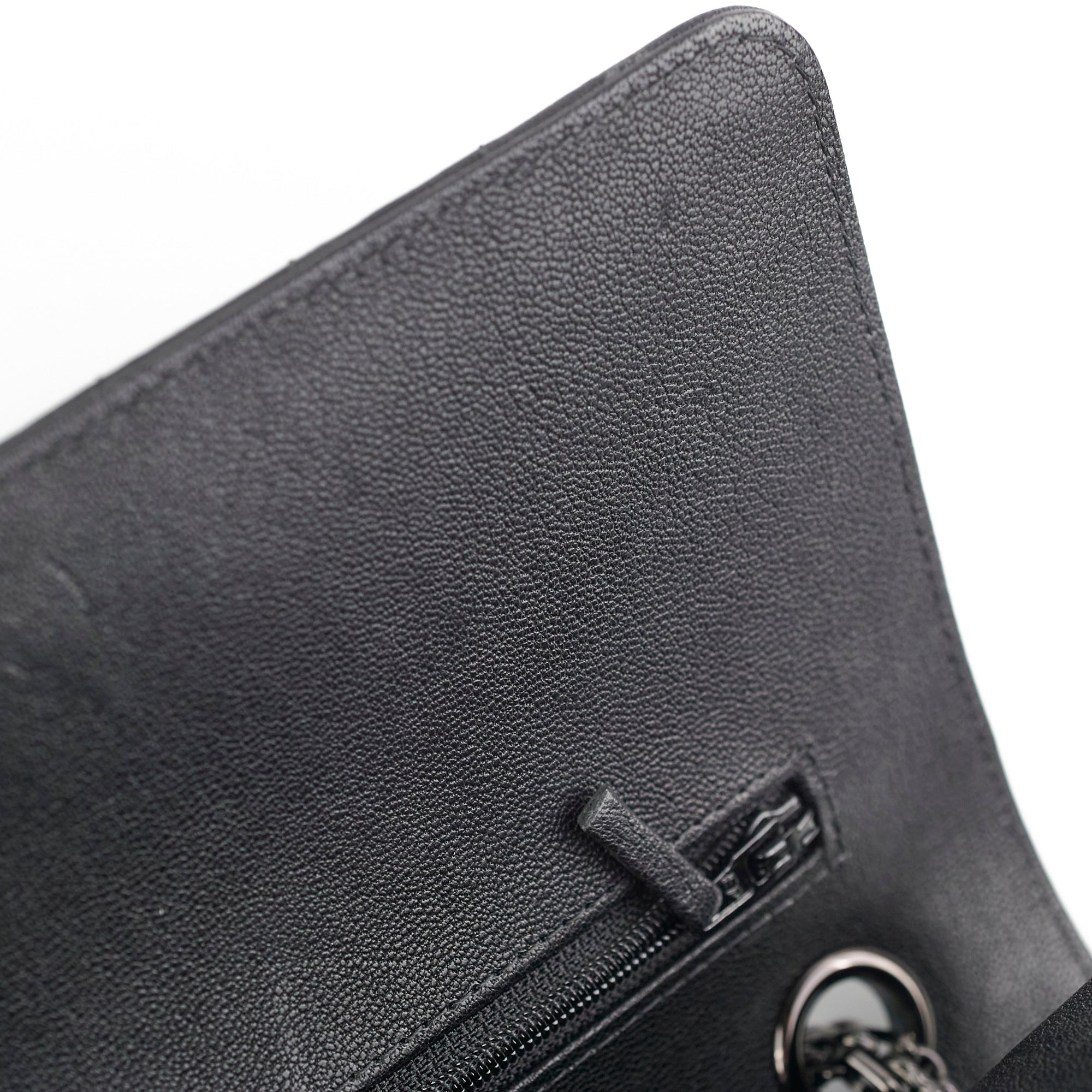 Chanel Reissue 226 So Black Leather Handbag - Luxury Designer Shoulder Bag for Women | Perfect for Evening Events, Parties & Special Occasions