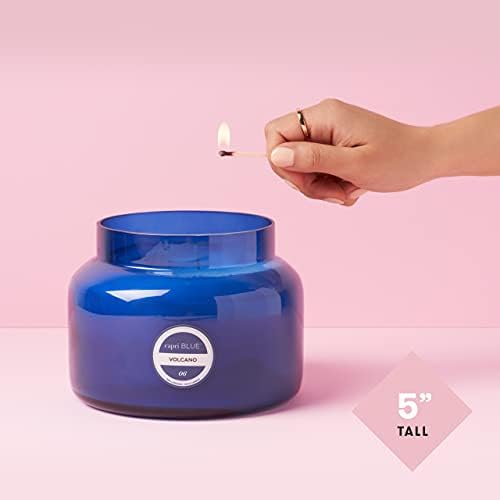 Capri Blue Volcano Scented Candles - Premium 3-Wick Soy Wax Blend with Tropical Fruit & Citrus Fragrance - Large 48oz Home Decor Candle for Living Room, Bedroom & Bathroom Aromatherapy
