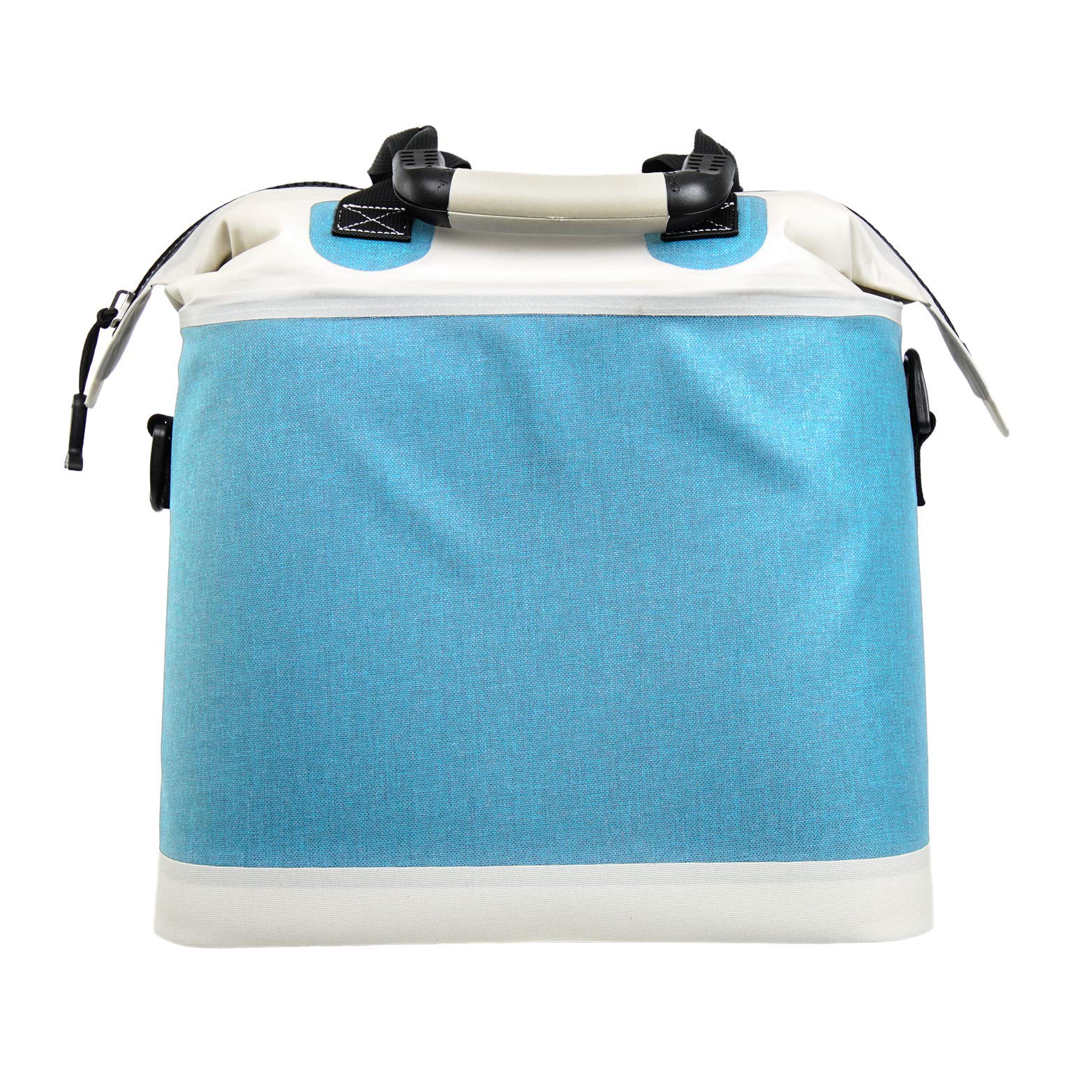 ORCA Walker Soft Side Tote Cooler - Insulated Lunch Bag for Men & Women, Keeps Food & Drinks Cold for 24 Hours - Perfect for Beach, Picnics, Camping, Hiking, Tailgating & Outdoor Adventures (Capri Blue/Grey)