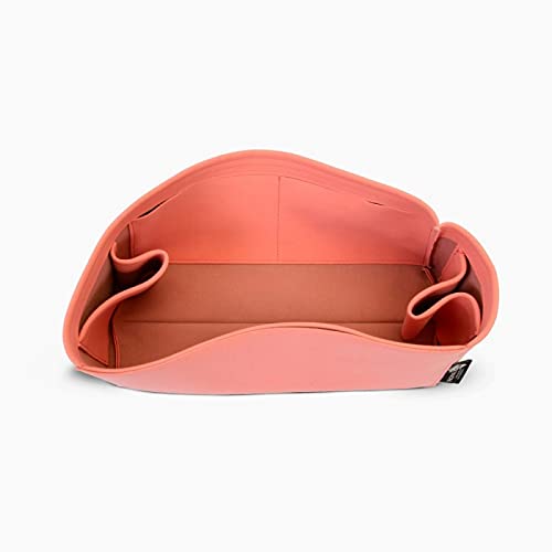 Rose Pink Suedette Leather Bag Organizer - Compatible with Designer Graceful PM & MM Handbags | Perfect for Work, Travel & Daily Use