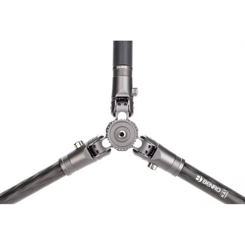 Benro Bat Carbon Fiber Travel Tripod & Monopod with VX20 Ballhead - 5-Section Lightweight Compact Tripod for DSLR Cameras - Perfect for Travel, Hiking & Outdoor Photography