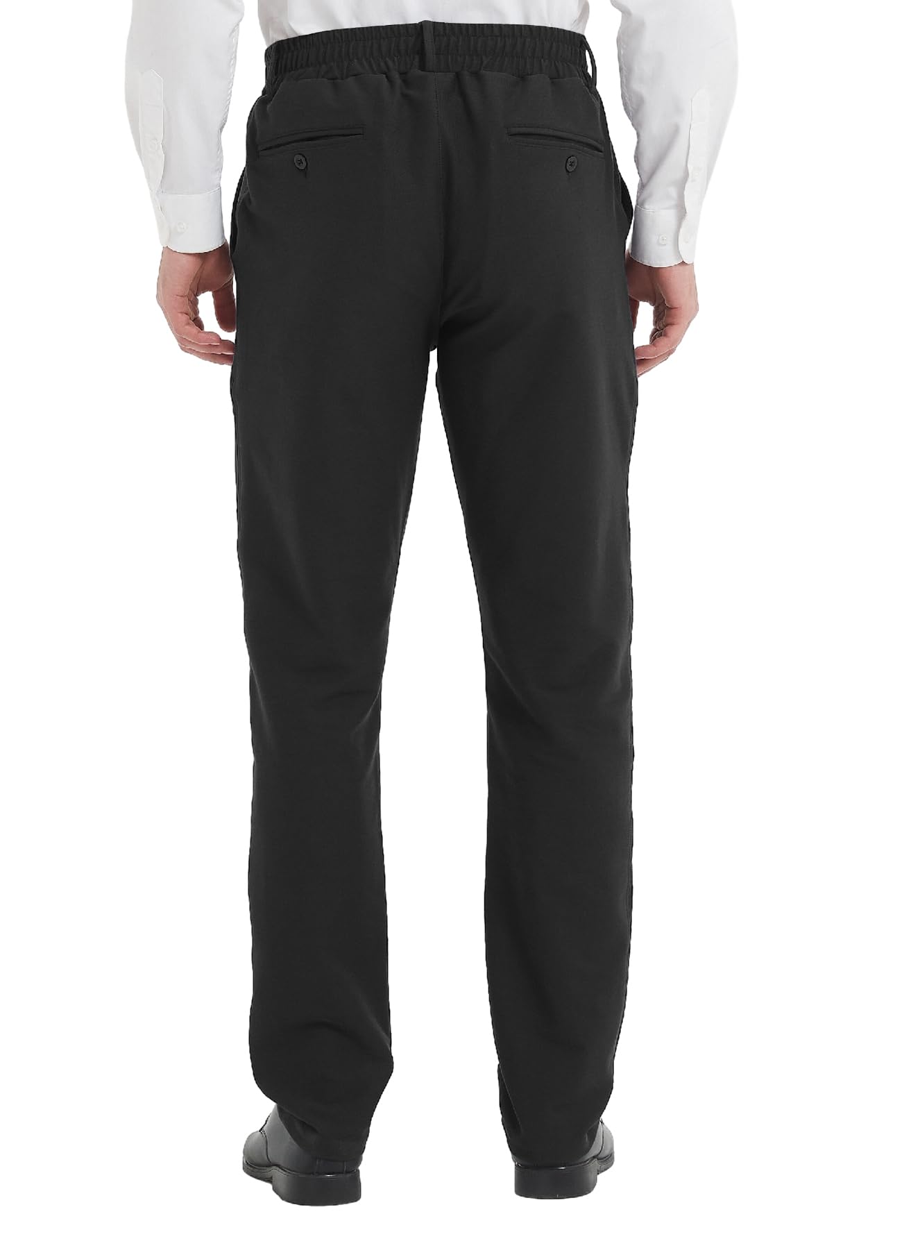 LETAOTAO Men's Stretch Comfort Jeans with Elastic Waistband - Adaptive Pants for Seniors & Elderly with Zipper Fly - Perfect for Casual Wear, Daily Activities & Comfortable Outings