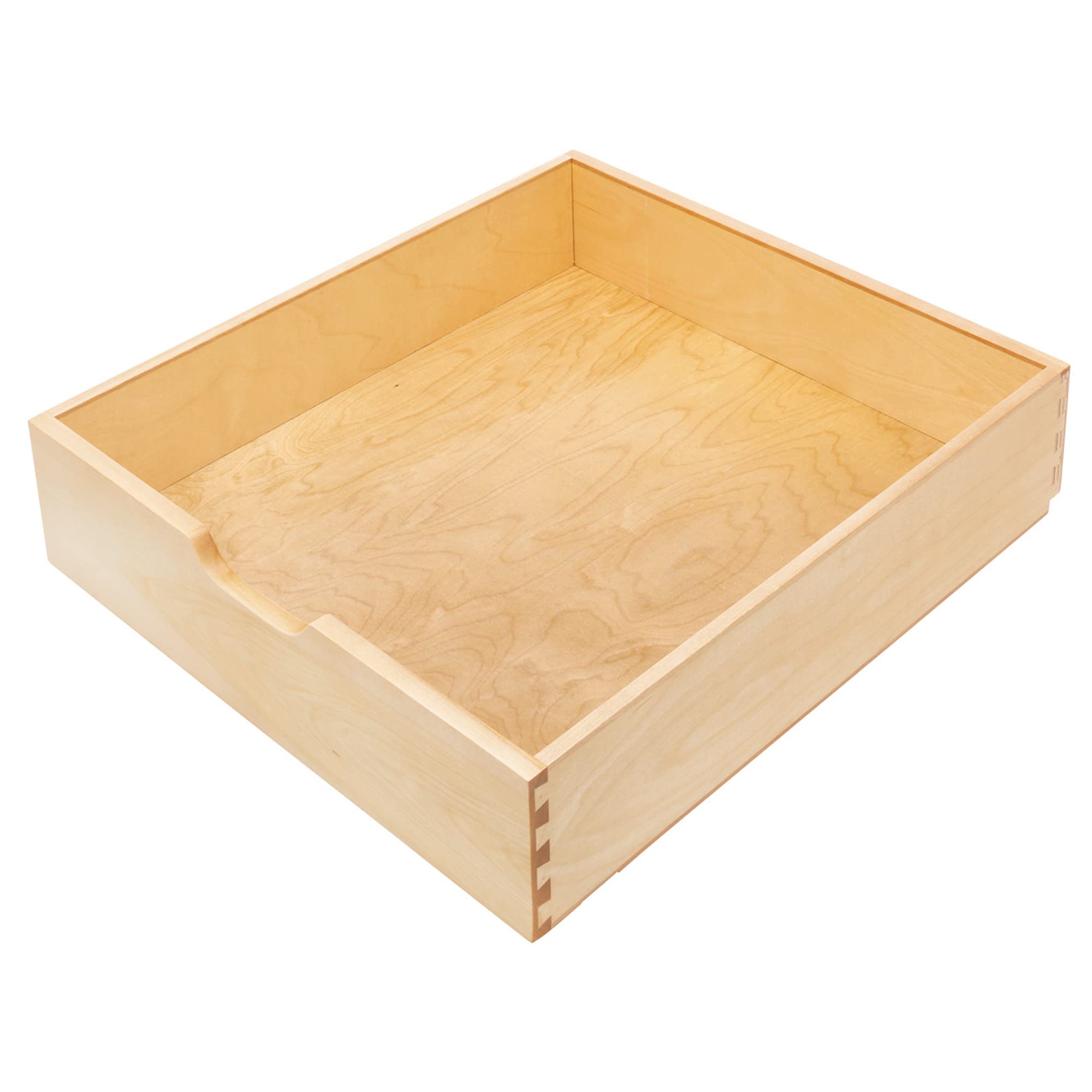 Rev-A-Shelf 4WDB-2122SC-1 20 Inch Single Wooden Drawer Pull Out Shelf - Soft Close Kitchen Cabinet Organizer for 21 Inch Base Cabinets | Space Saving Storage Solution for Spices, Utensils & Cookware