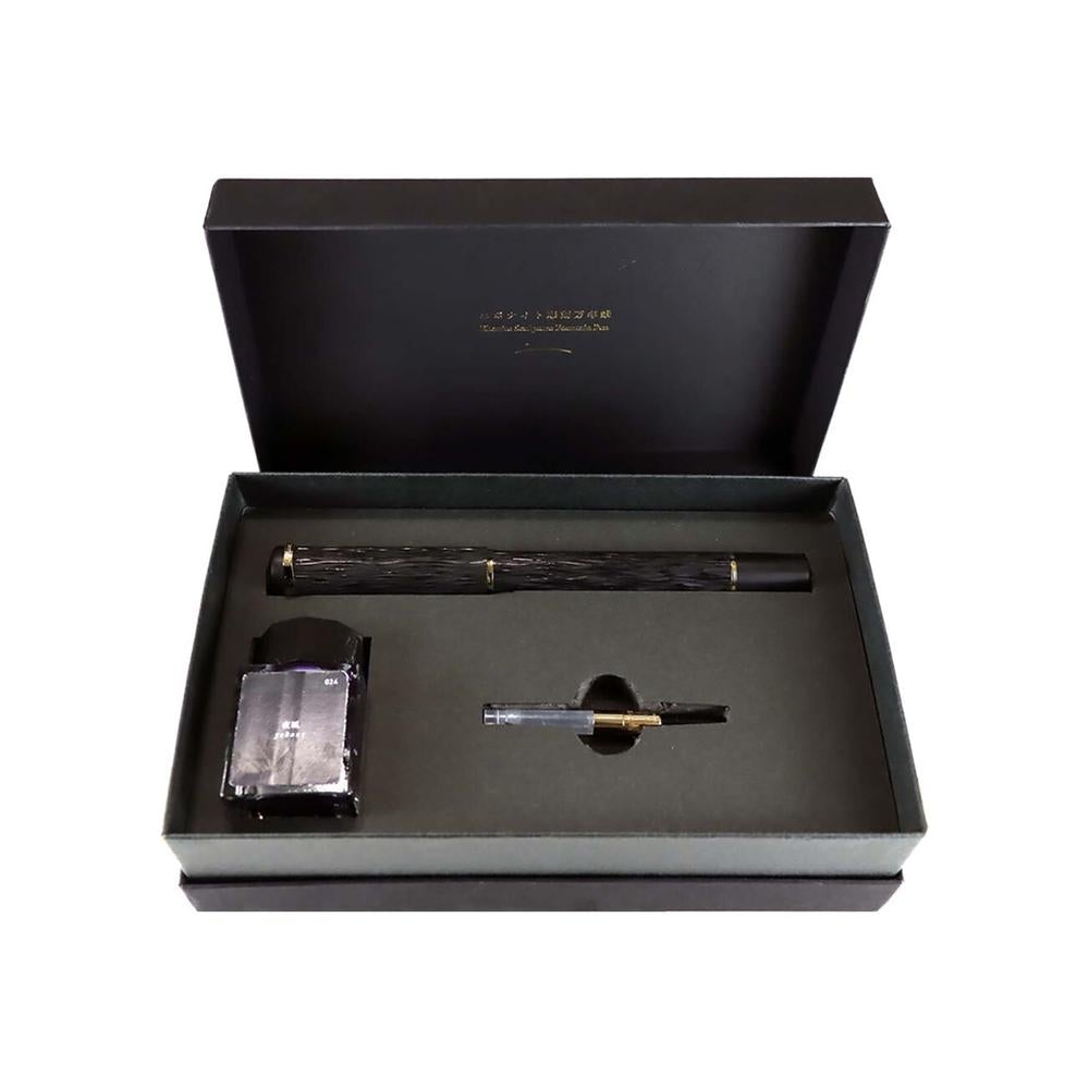 Sailor Fountain Pen - Premium Ebonite Sculpture with Yogazsumi Night Haze Design | Luxury Writing Instrument for Professionals, Collectors & Gift Giving | Perfect for Office, Calligraphy & Special Occasions