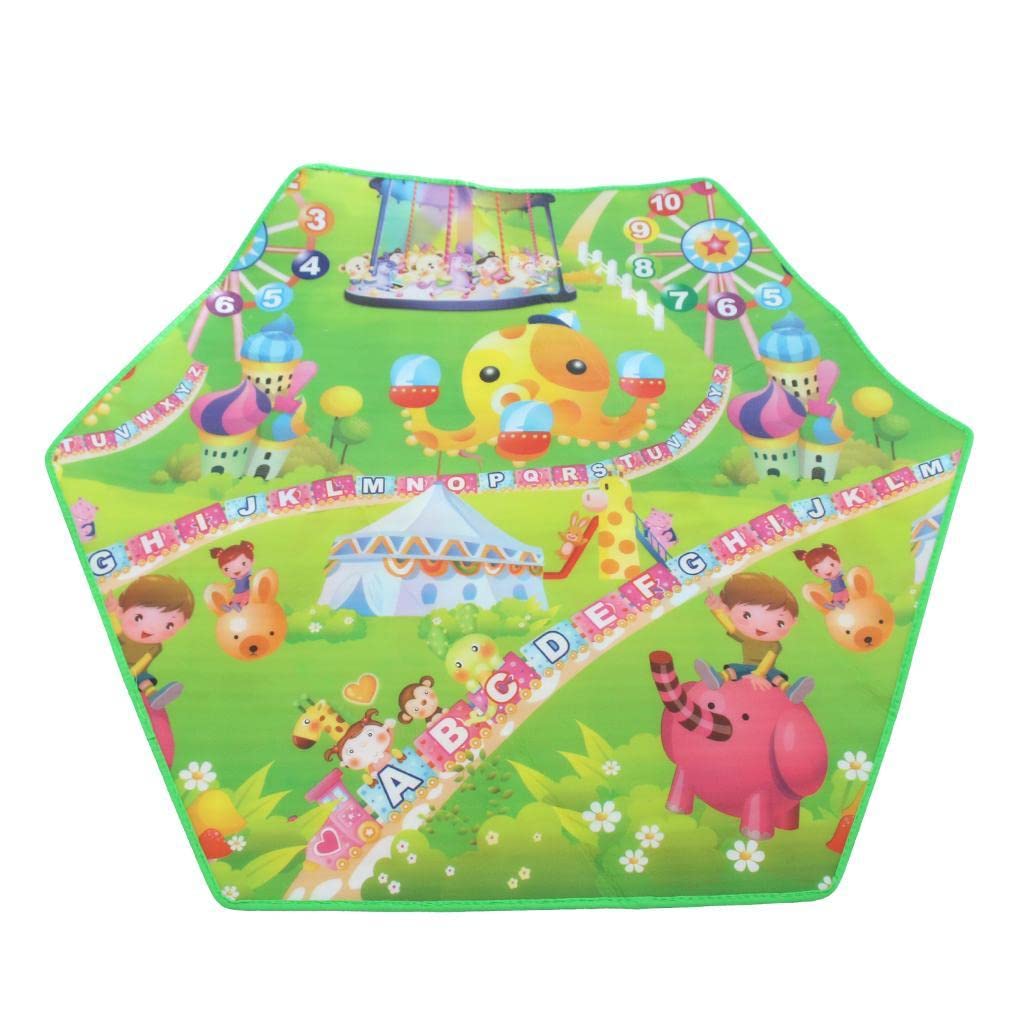 Colcolo Hexagonal Baby Play Mat - Soft Durable Crawling Carpet for Infants & Toddlers, Non-Slip Nursery Floor Blanket, Educational Toy for Playroom & Daycare - Perfect for Crawling, Learning & Playtime