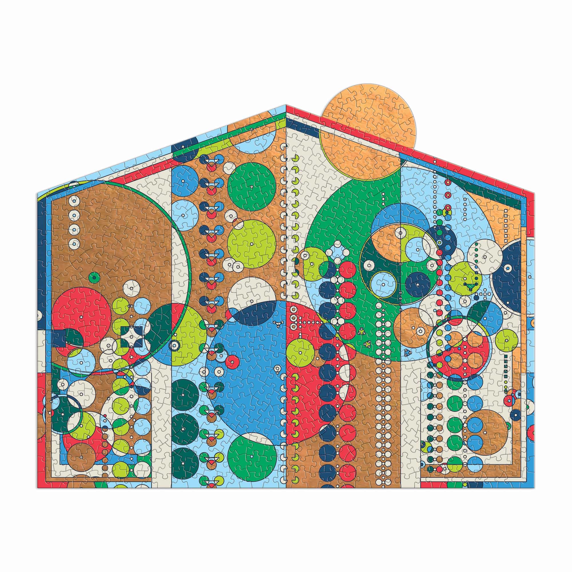 Frank Lloyd Wright Midway Mural 750-Piece Jigsaw Puzzle - Premium Art Puzzle for Adults, Home Decor & Relaxation | Perfect Gift for Architecture Lovers & Puzzle Enthusiasts