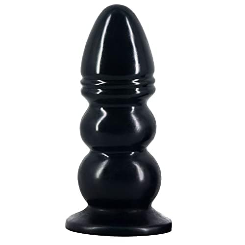 Extra Large FST Oversized Anal Dildo with Strong Suction Cup - Black Butt Plug Sex Toy for Women & Men - Perfect for Solo Play, Couples Exploration and BDSM Scenes