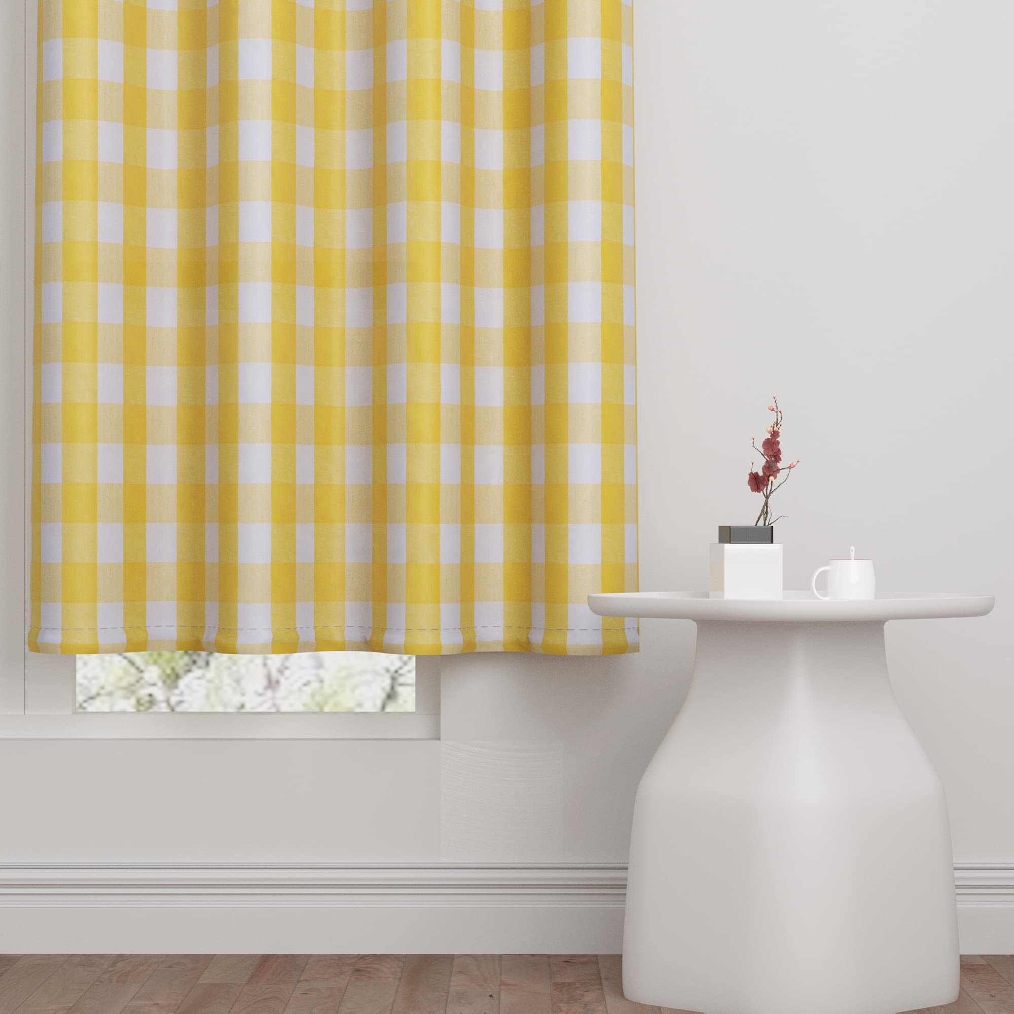 Buffalo Check Kitchen Curtains 30