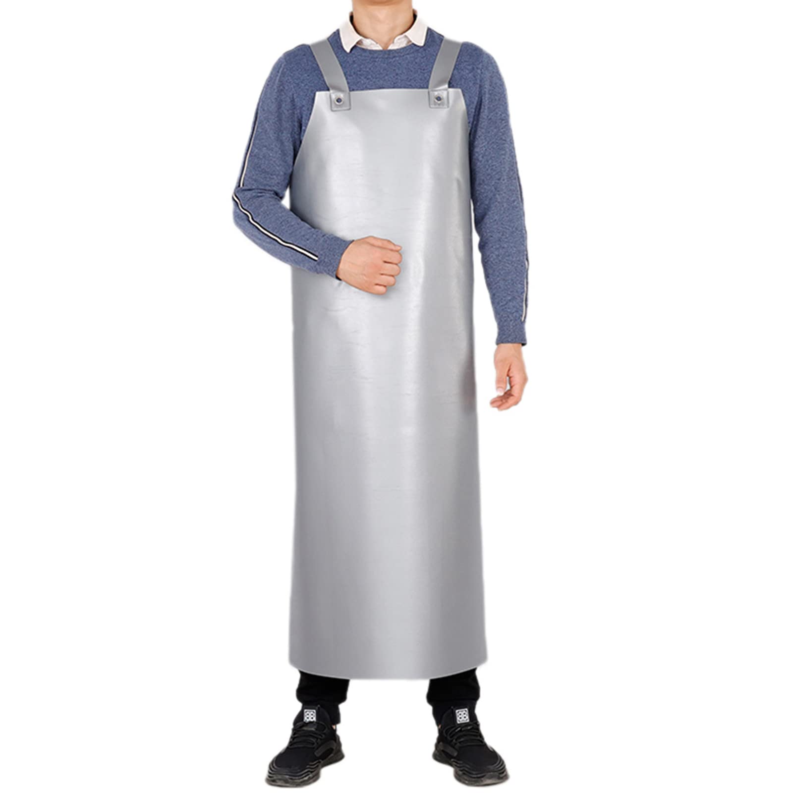 Waterproof Dish Apron for Women & Men - Heavy Duty Commercial Kitchen Apron, Long Work Apron for Cooking, Fishing, Garage & Outdoor Activities - Ideal for Chefs, Gardeners & DIY Enthusiasts