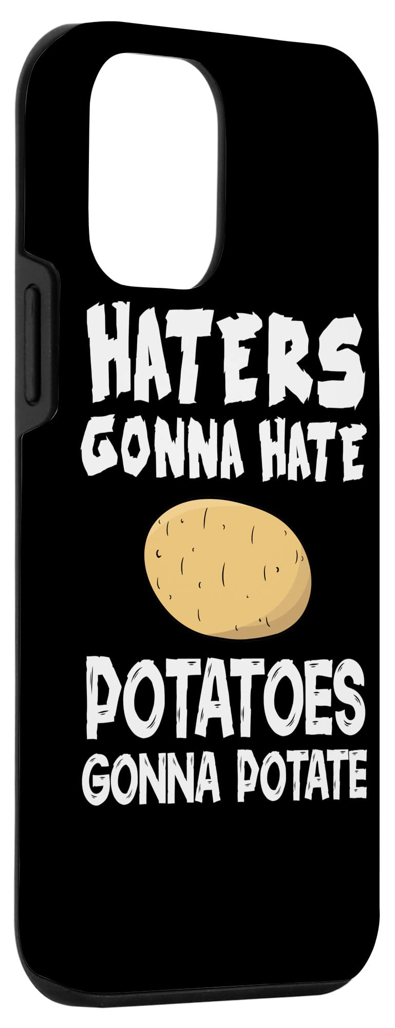 iPhone 12 Mini Protective Case - Funny 'Haters Gonna Hate' Design - Perfect Gift for Apple Fans - Durable Phone Cover for Everyday Use & Travel