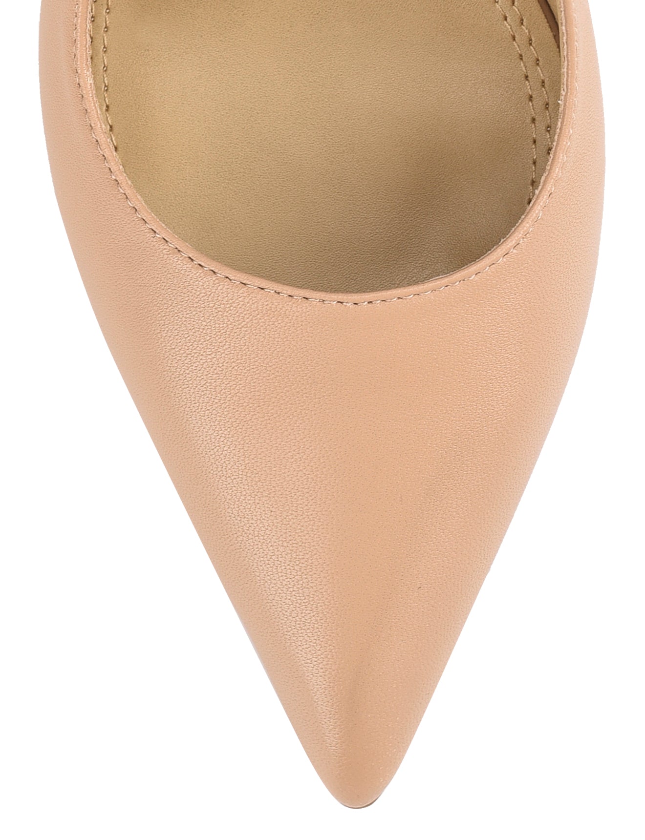 Cipriani Women's Almond Leather Stiletto Pump High Heels - Elegant Dress Shoes for Weddings, Parties & Evening Events