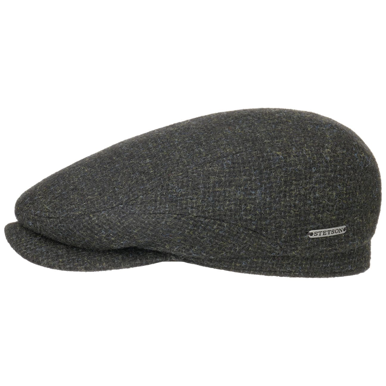 Stetson Belfast Tweed Flat Cap for Men - Classic Irish Wool Driver Hat for Outdoor, Golf, and Casual Wear