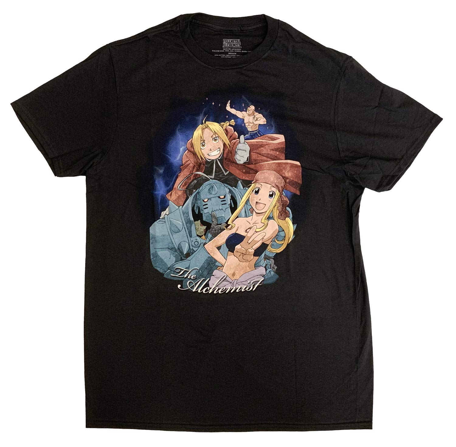 Officially Licensed FullMetal Alchemist Anime T-Shirt for Adults | Premium Cotton Graphic Tee | Perfect for Cosplay, Conventions & Anime Fans