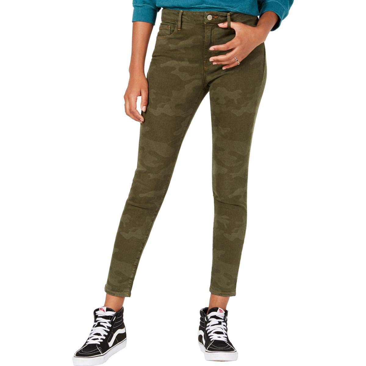 Sanctuary Women's Denim Camouflage Skinny Jeans - High Waist Stretch Comfort Fit for Casual Wear & Night Out