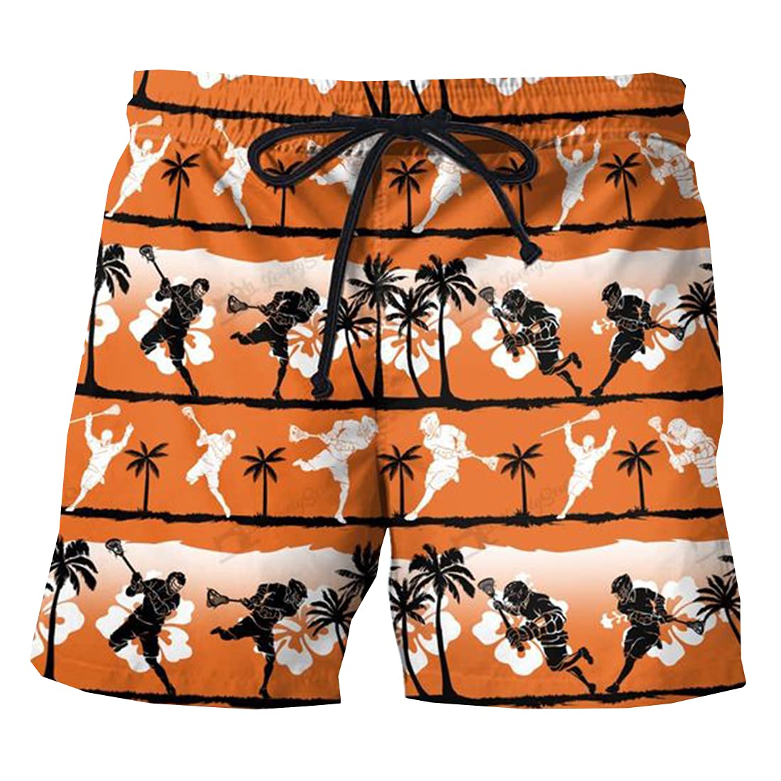 Men's Swim Trunks with Drawstring - Quick Dry Beach Shorts for Summer & Holiday - Comfortable Swimwear for Swimming, Pool, Vacation & Water Sports