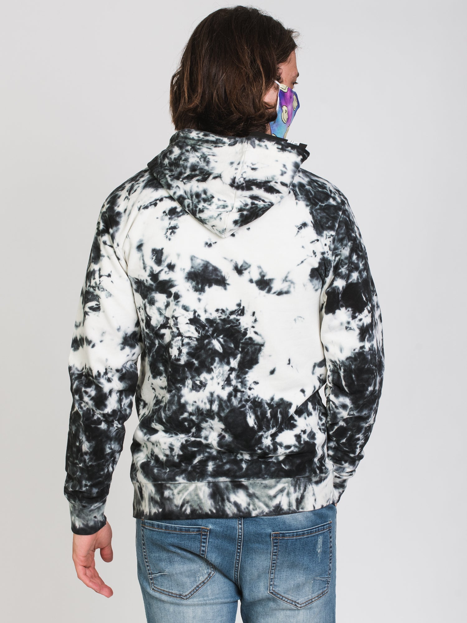 Crooks & Castles Tie Dye Embroidered Pullover Hoodie - Men's Streetwear Fashion for Casual Wear & Urban Style