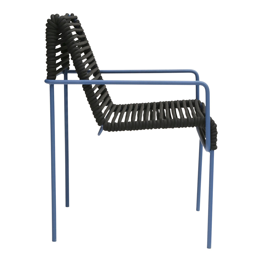 Premium California Outdoor Dining Armchair - Weather-Resistant Patio Chair for Backyard, Garden, and Poolside Relaxation