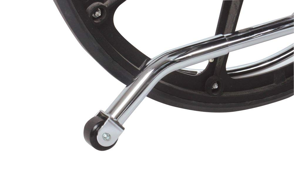 Universal Wheelchair Rear Anti-Tippers with Wheels - Safety Anti-Tip Device for Mobility Chairs - Prevent Falls & Improve Stability (Ideal for Home, Hospital & Outdoor Use)