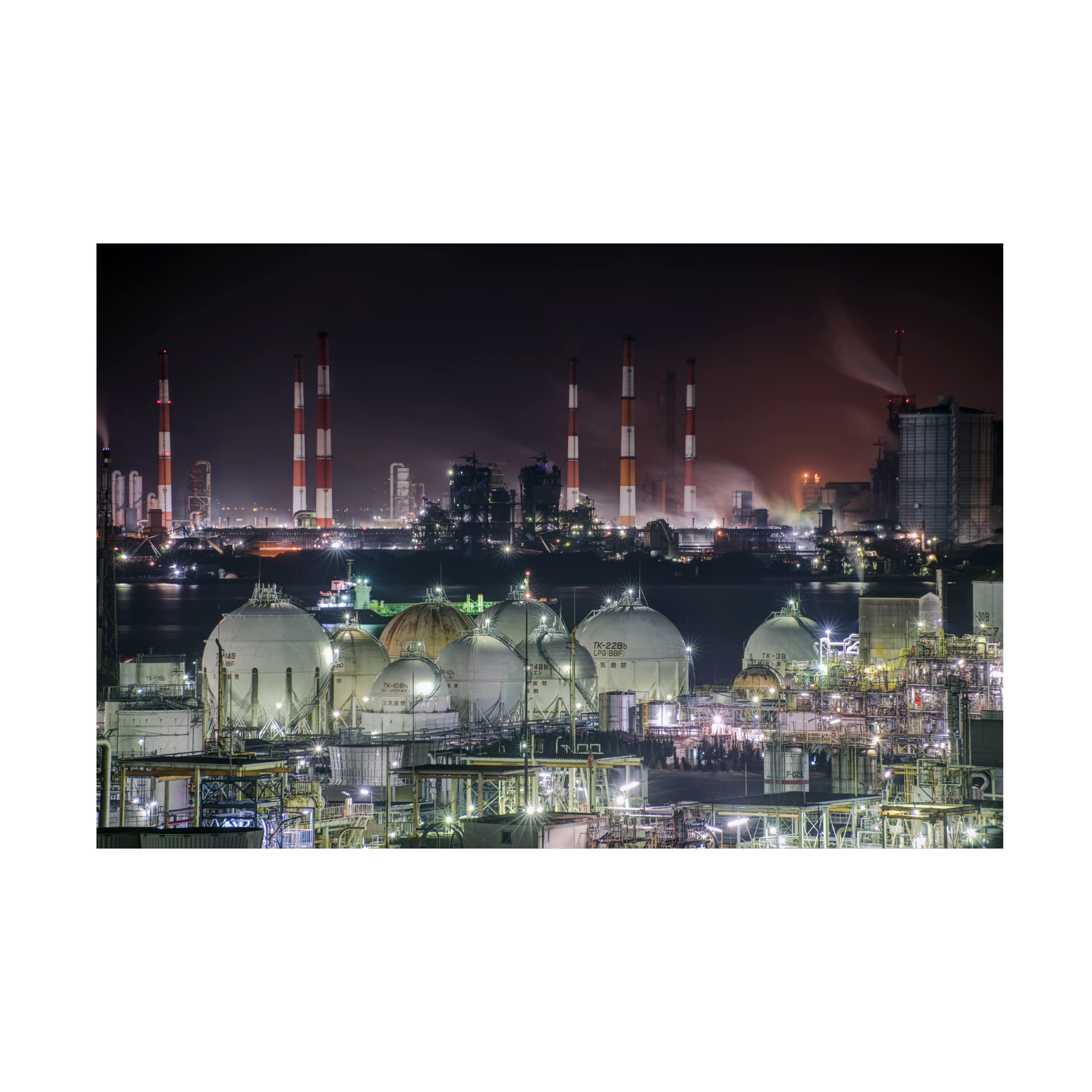 Trademark Fine Art 'Technoscape' Canvas Wall Art by Tomoshi Hara - Modern Abstract Painting for Living Room, Bedroom & Office Decor