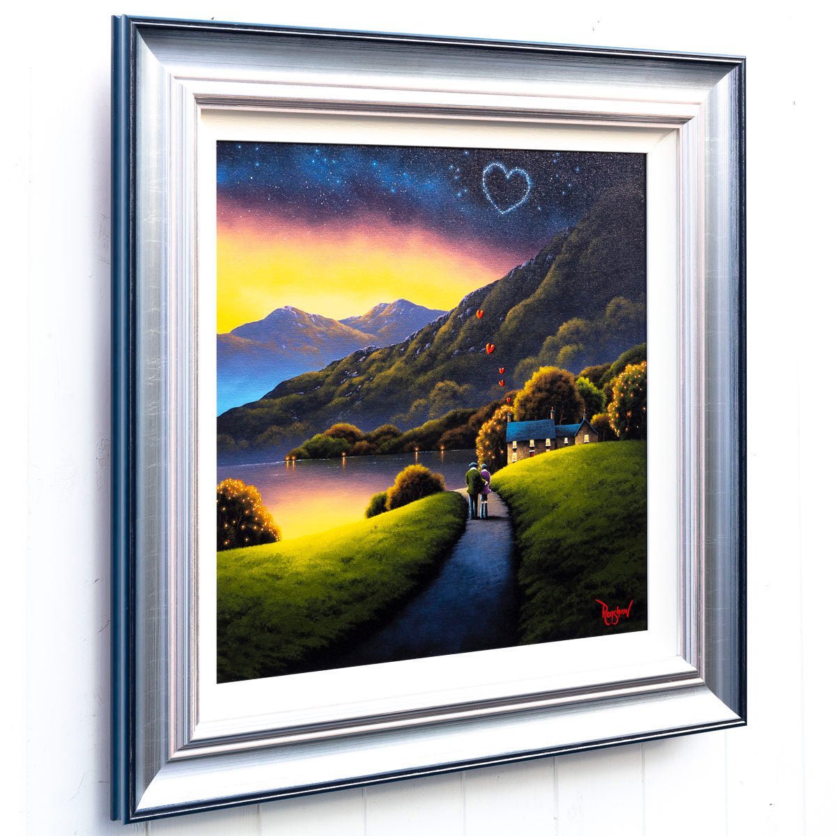 Artist Proof - A Love That's Written In The Stars - Romantic Wall Art Decor for Bedroom, Living Room & Wedding Gifts