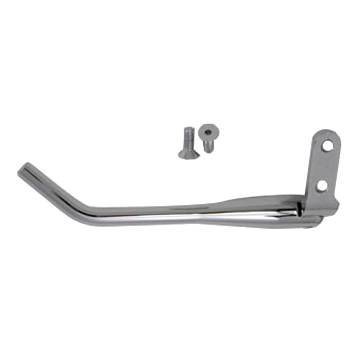 Chrome Bolt-On Hidden Spring Kickstand for Bicycles & Motorcycles - Durable & Adjustable Bike Stand for Easy Parking & Storage