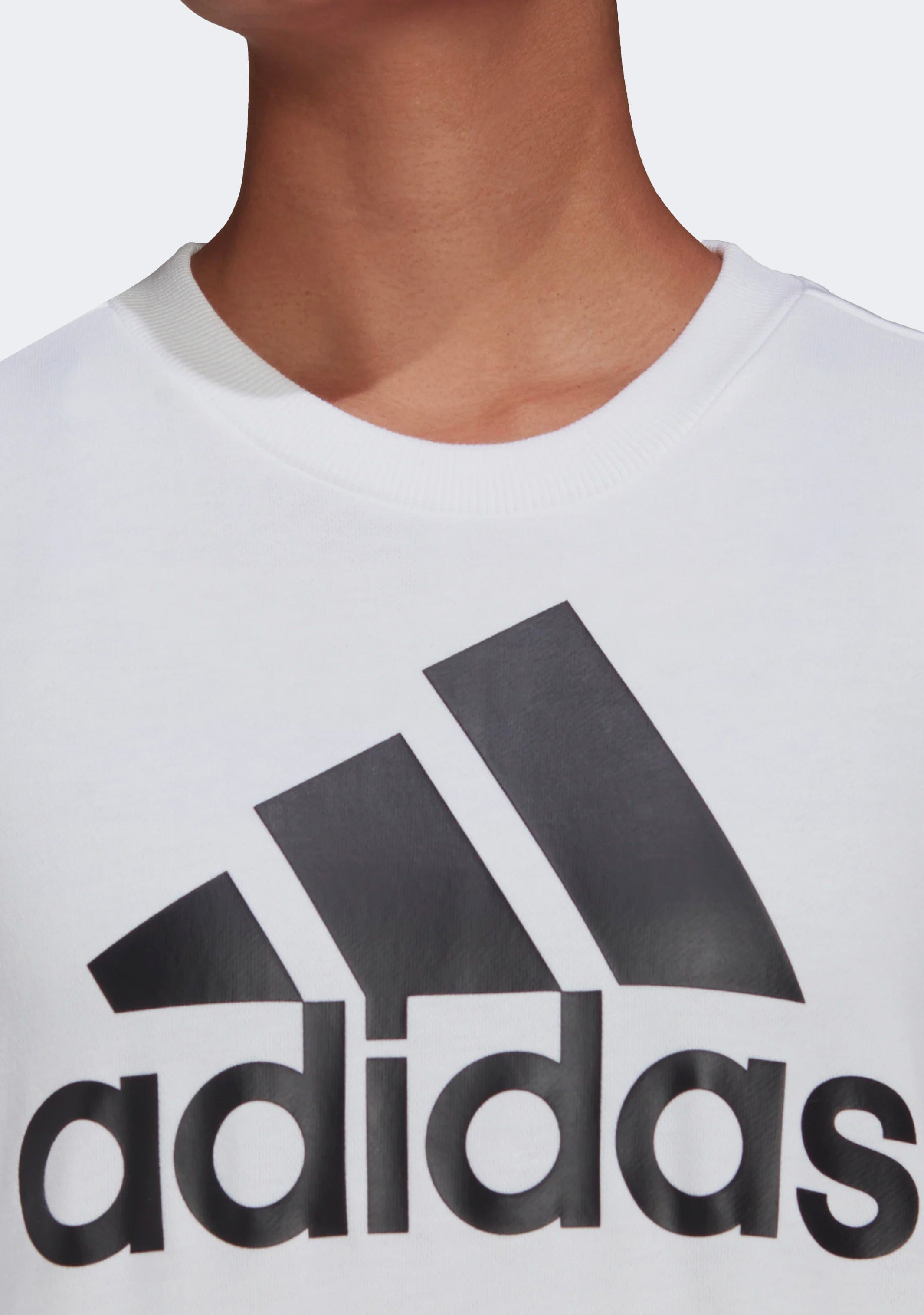 Adidas Women's Essential Logo Loose Fit Sweatshirt - Casual Pullover Hoodie for Gym, Running & Everyday Wear