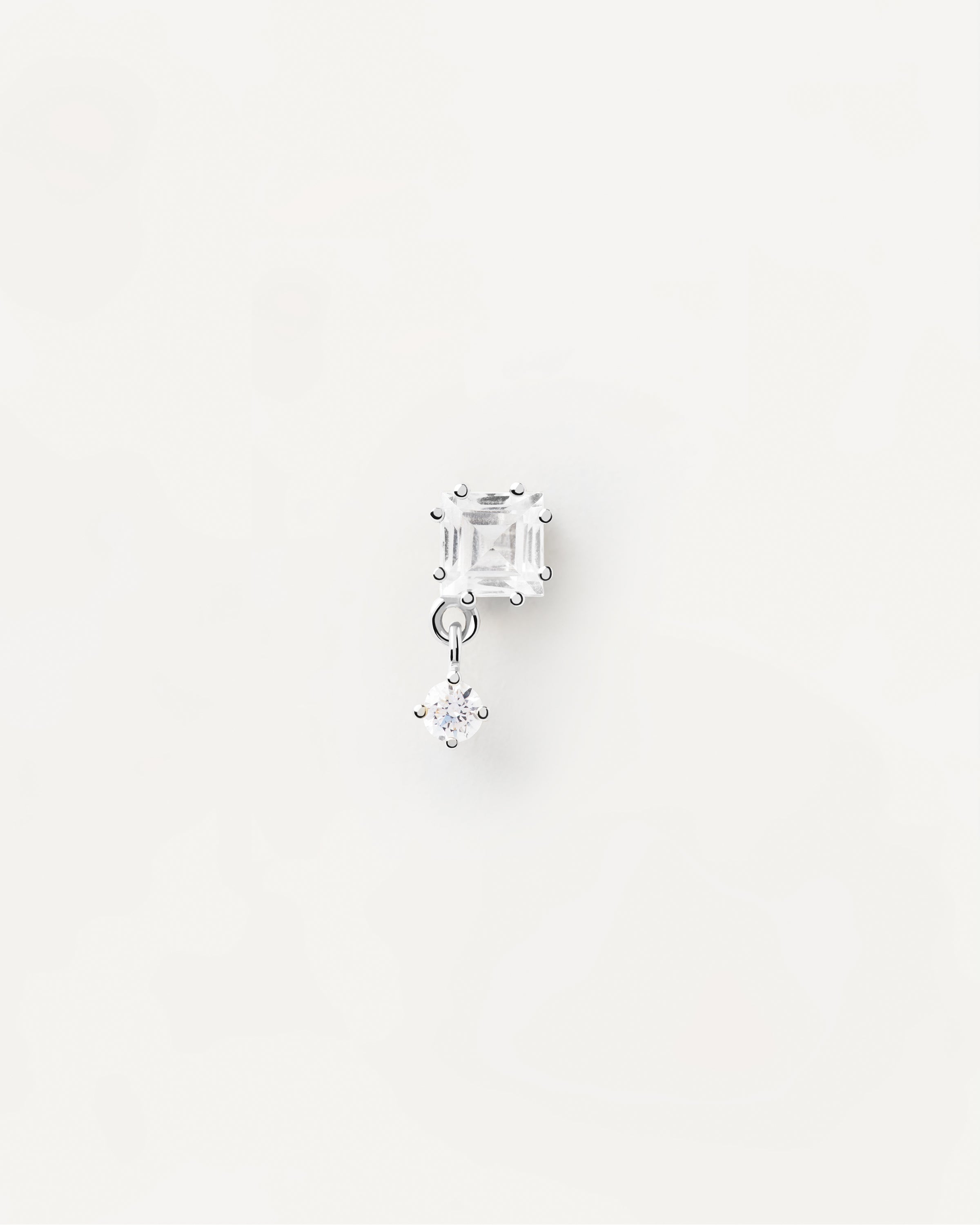 Eli Sterling Silver Single Earring - Elegant Minimalist Jewelry for Women, Perfect for Everyday Wear & Special Occasions