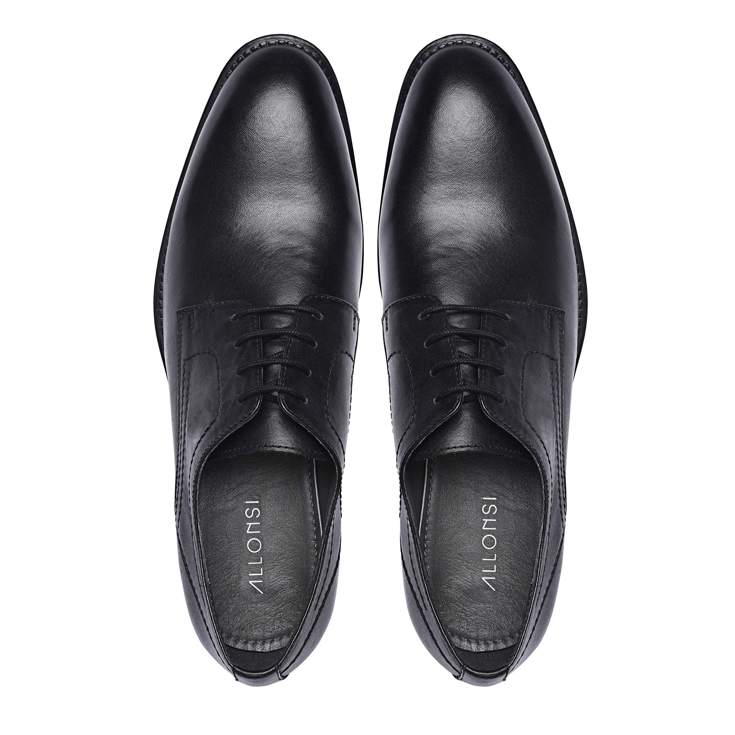 Genuine Leather Men's Derby Dress Shoes - Classic Lace-Up Oxford Business Shoes for Men | Perfect for Office, Weddings & Formal Occasions