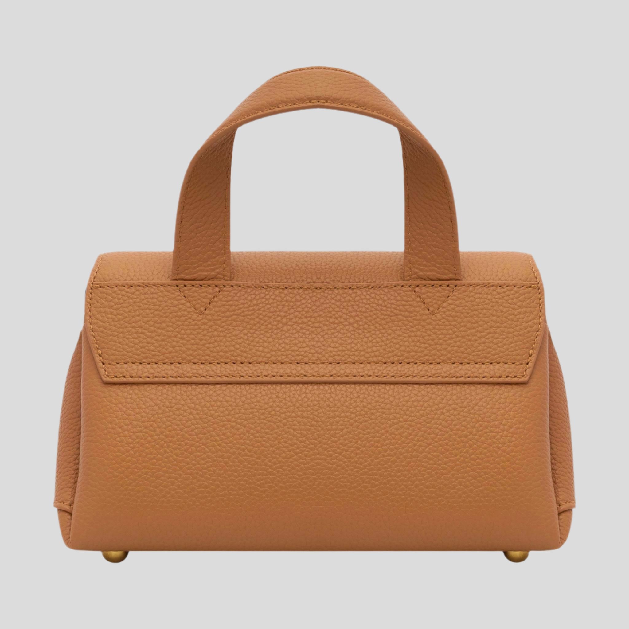 Mini Tryhard Leather Crossbody Bag for Women - Stylish Tan Shoulder Purse - Perfect for Travel, Shopping & Everyday Use