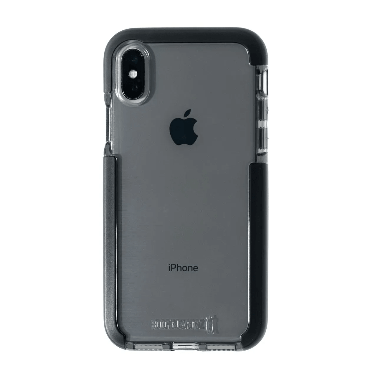 BodyGuardz Ace Pro iPhone X/Xs Case - Smoke/Black | Military-Grade Drop Protection | Slim & Durable | Perfect for Outdoor Adventures & Daily Use