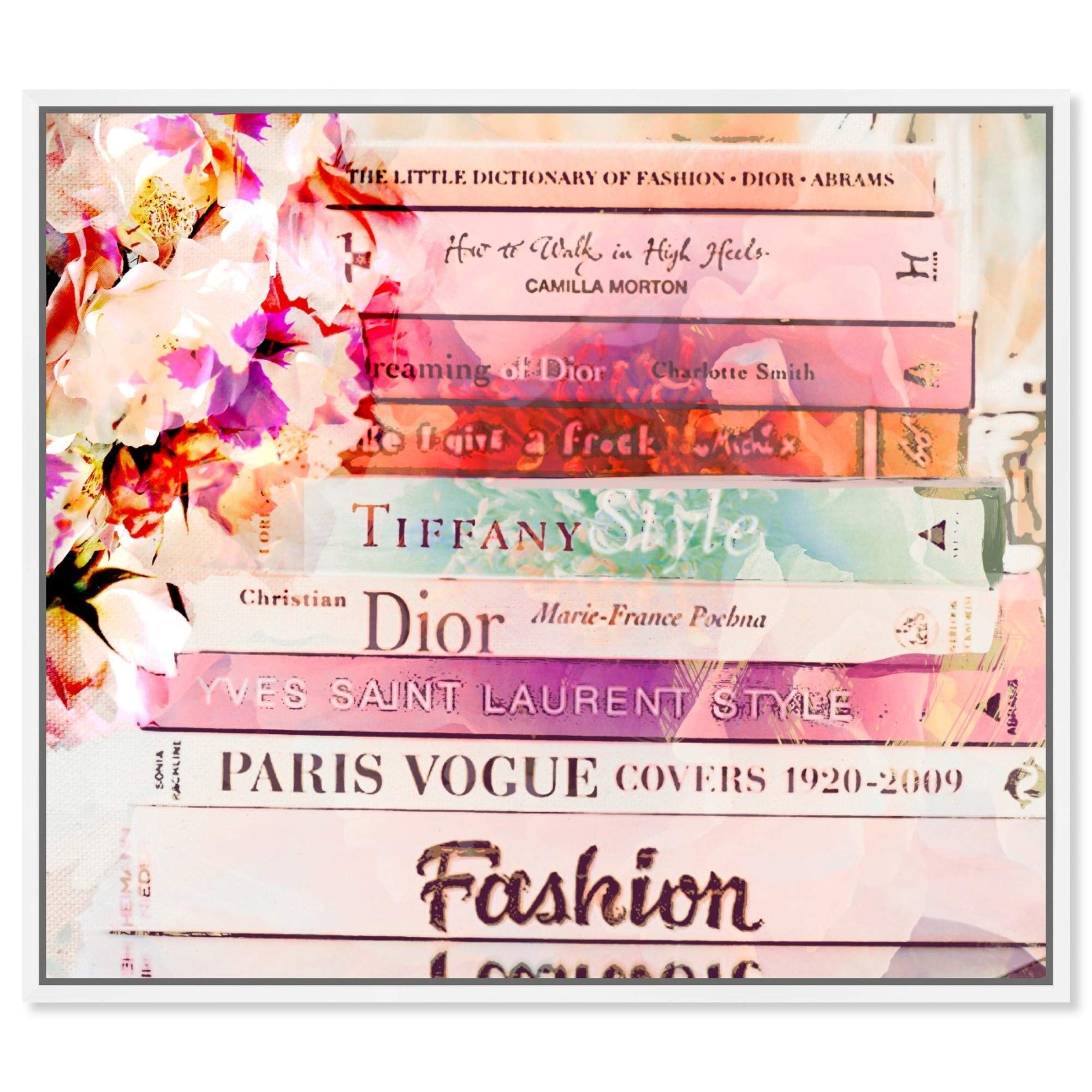 Romantica Spring Pink Framed Wall Art Canvas Print - 24x20 Inches - Fashion & Glam Home Décor by Oliver Gal Artist Co. | Perfect for Living Room, Bedroom & Office Decor