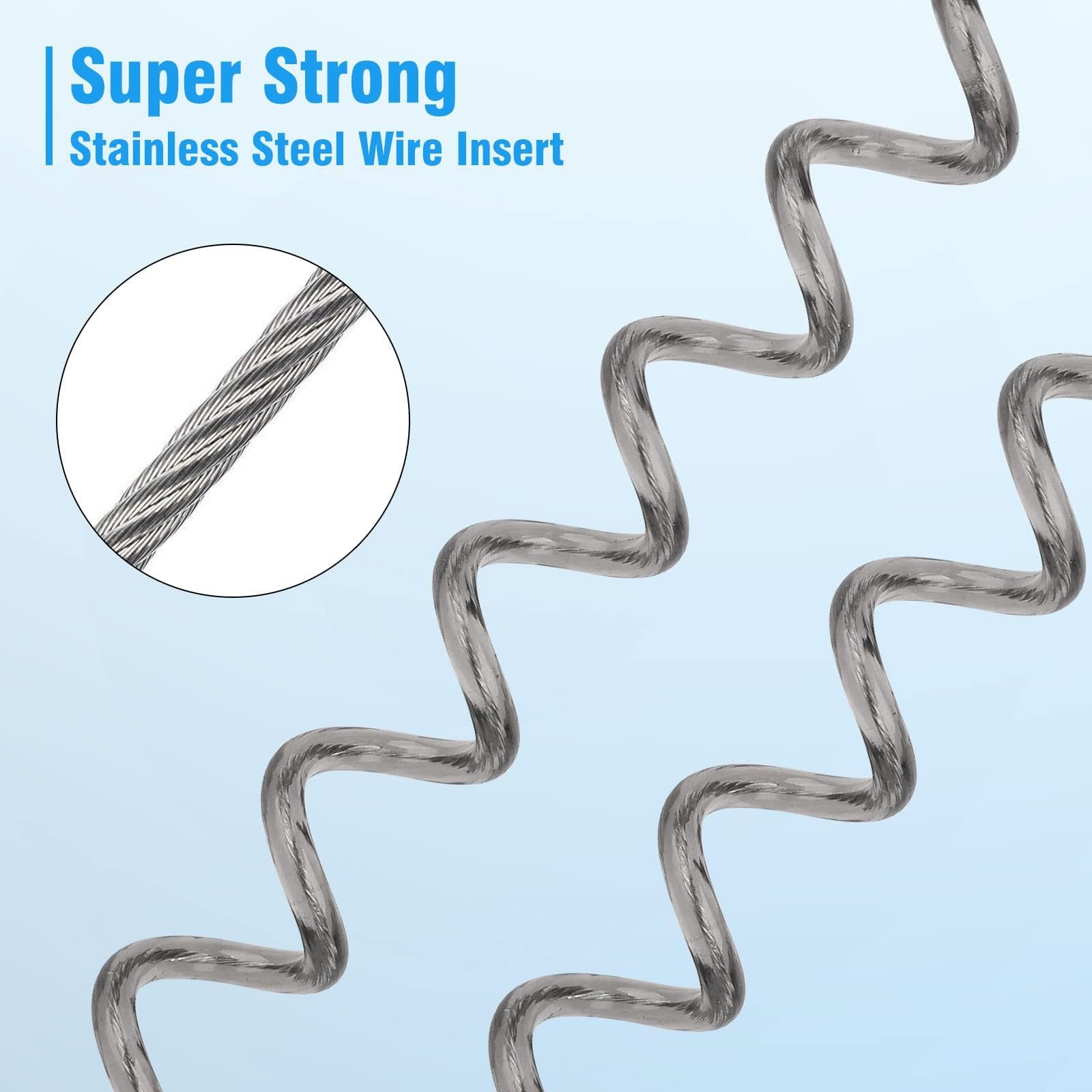 Heavy Duty Fishing Lanyards with Carabiner - Retractable Safety Ropes for Kayak & Boating