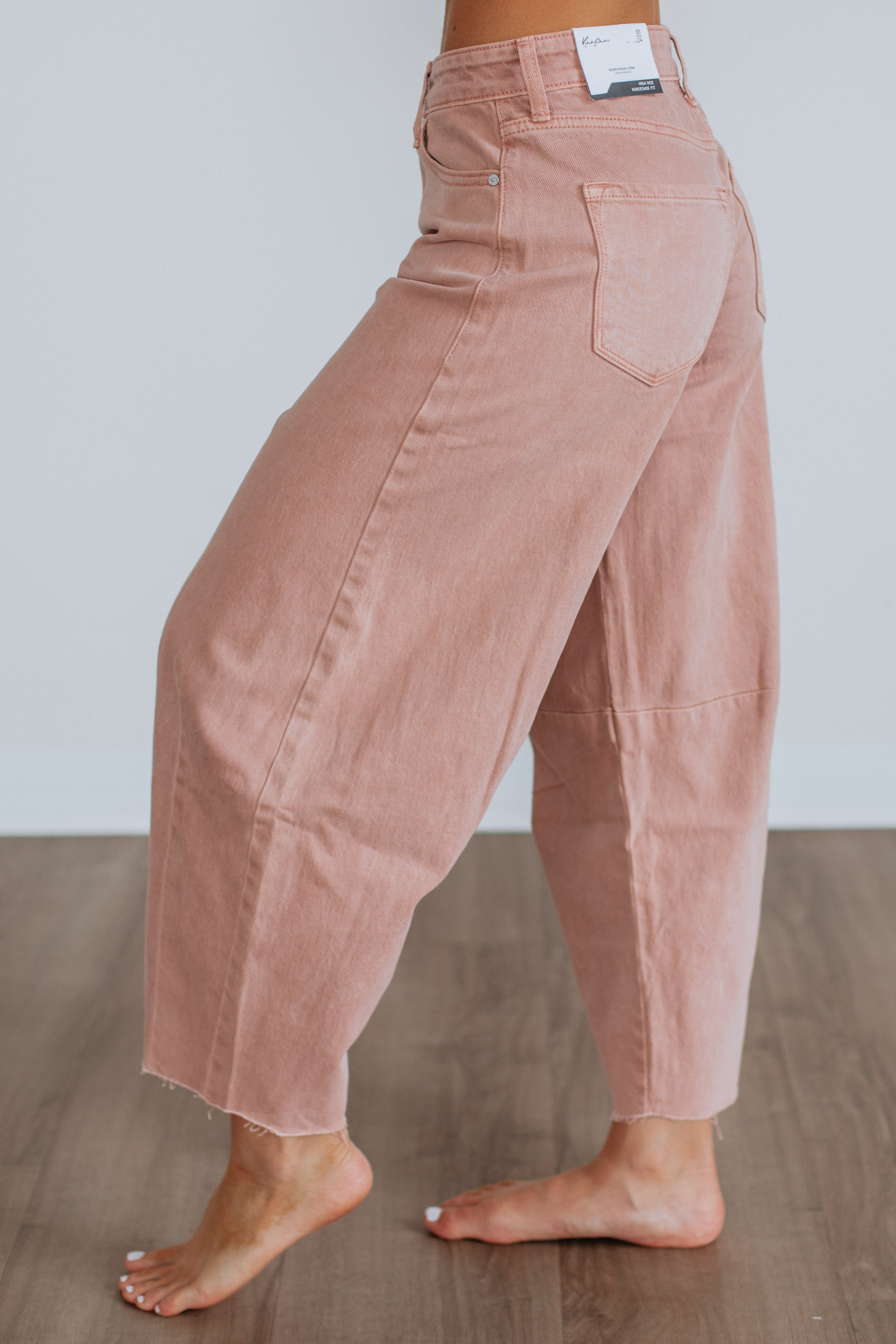 Milah KanCan Jeans for Women - High Waist Skinny Jeans in Dusty Pink | Trendy Stretch Denim Pants for Casual Wear & Night Out