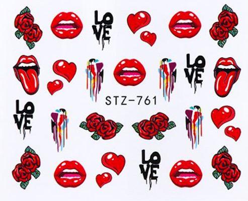 STZ Collection Nail Art Water Transfer Decals - Premium DIY Nail Stickers for Salon-Quality Manicures at Home | Perfect for Parties, Weddings & Special Occasions