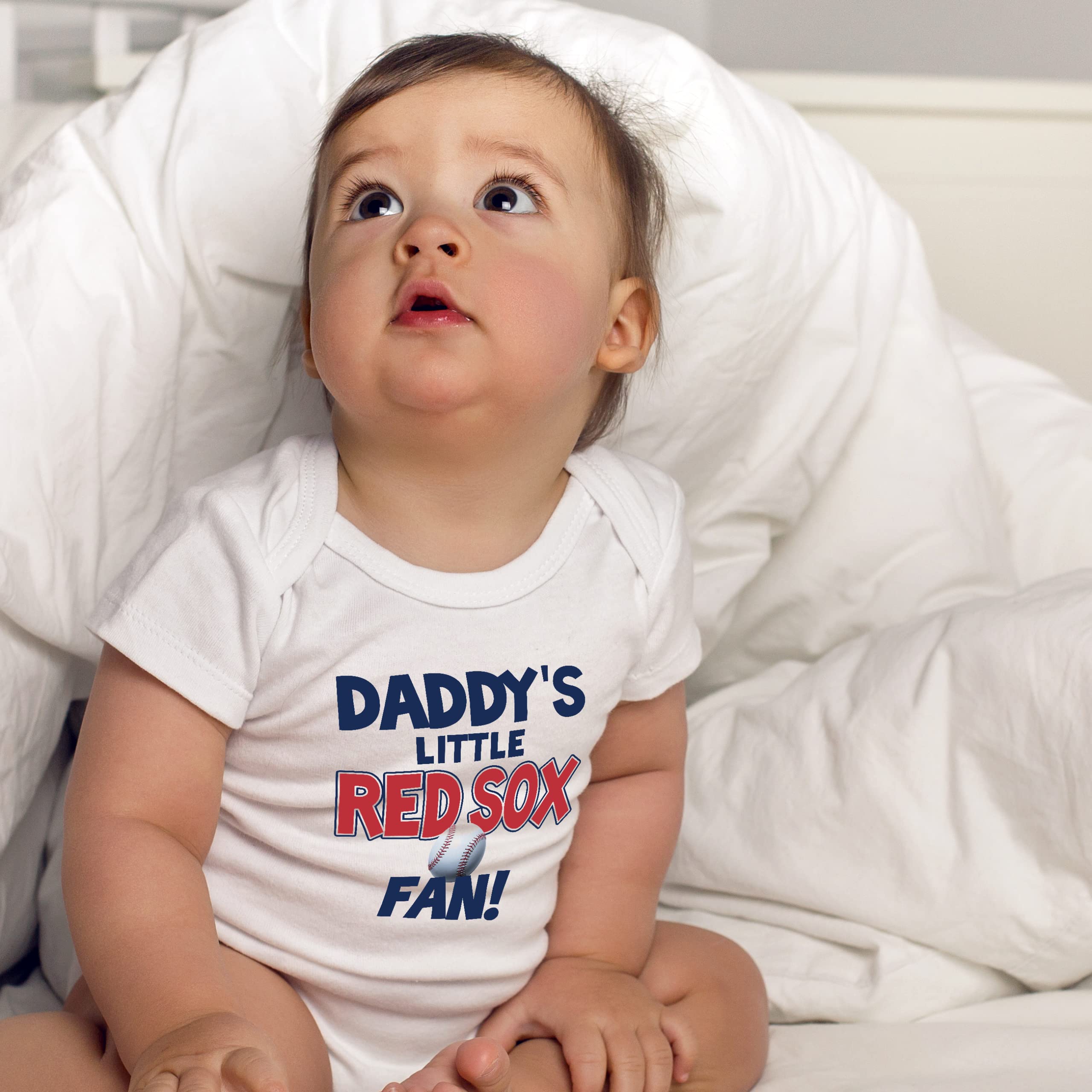 Baby Red Sox Fan Bodysuit - Cute Baseball Outfit for Game Day