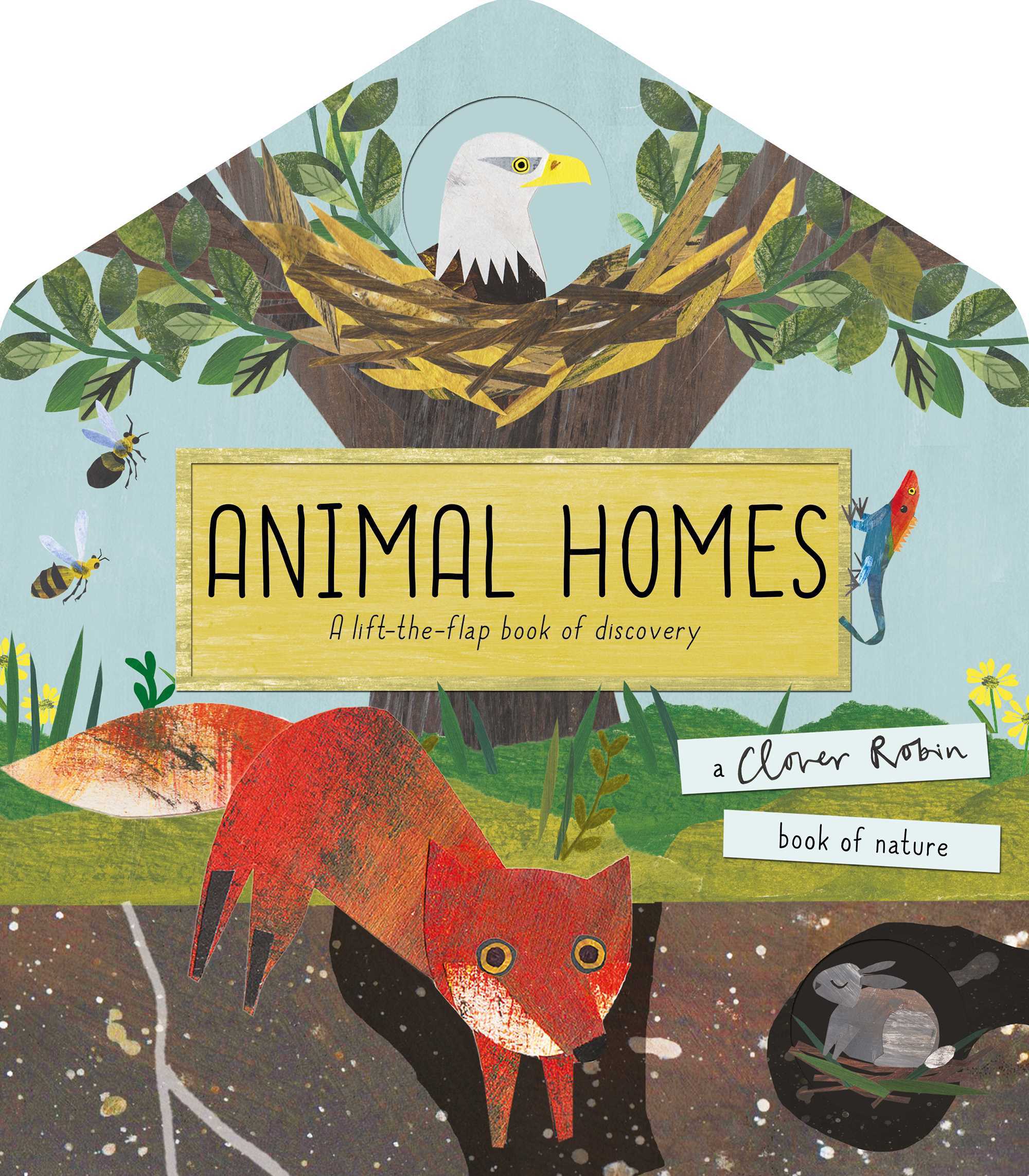 Animal Homes Lift-The-Flap Discovery Book by Libby Walden - Interactive Hard Cover Children's Educational Book for Toddlers & Preschoolers - Perfect for Bedtime Stories & Early Learning Activities