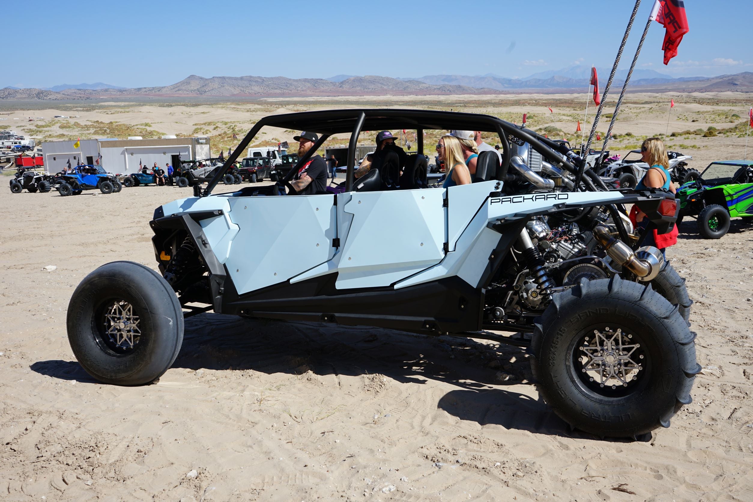 33x15x15 Sand Light Paddle Tires for ATV & UTV - Rear Off-Road Dune Tires for Beach, Sand Dunes & Desert Racing
