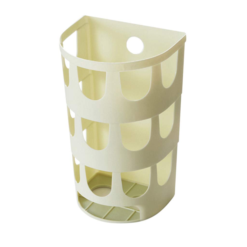 Plastic Bag Storage Organizer - Garbage Bag Dispenser & Holder for Kitchen, Bathroom, Pantry - Space Saving Storage Rack for Grocery Bags, Trash Bags (Model YF4)
