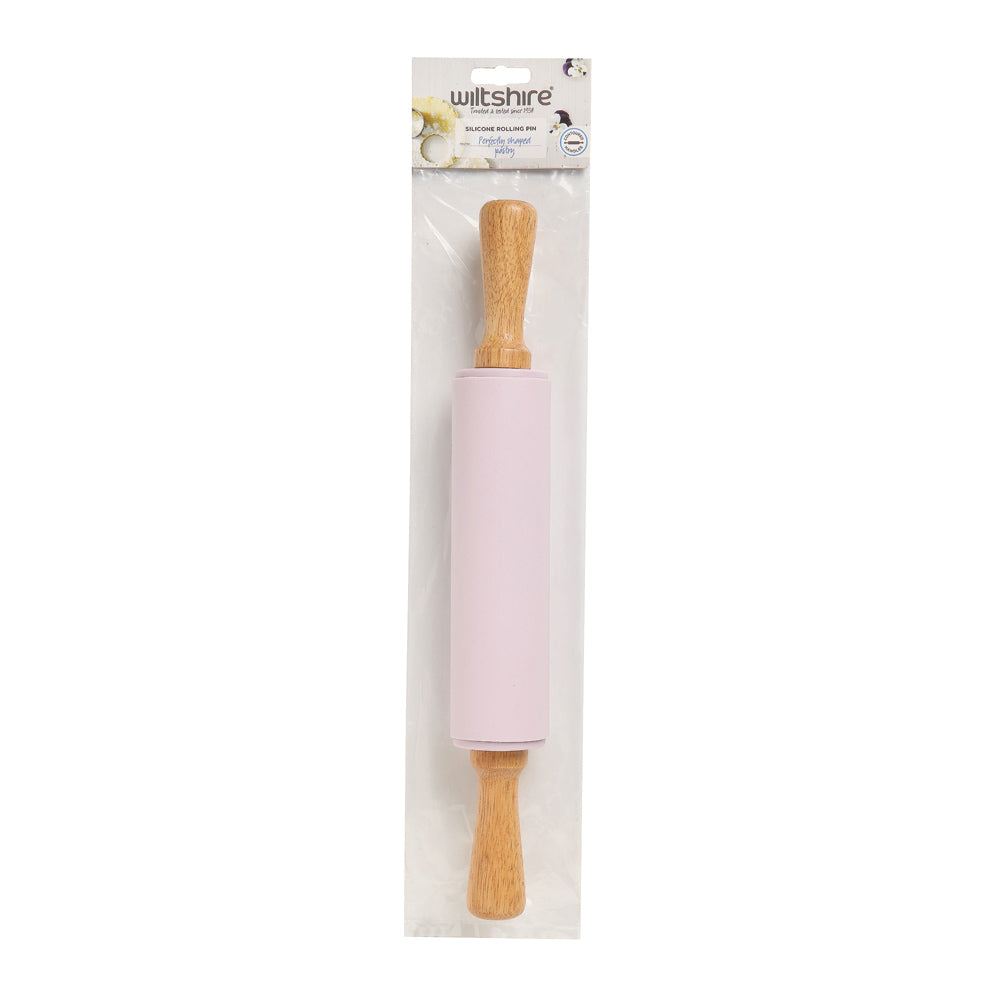 Non-Stick Silicone Rolling Pin for Baking - Durable & Easy to Clean - Perfect for Cookies, Pastry, Dough, and Pie Crusts - Ideal for Home Bakers and Professional Kitchens