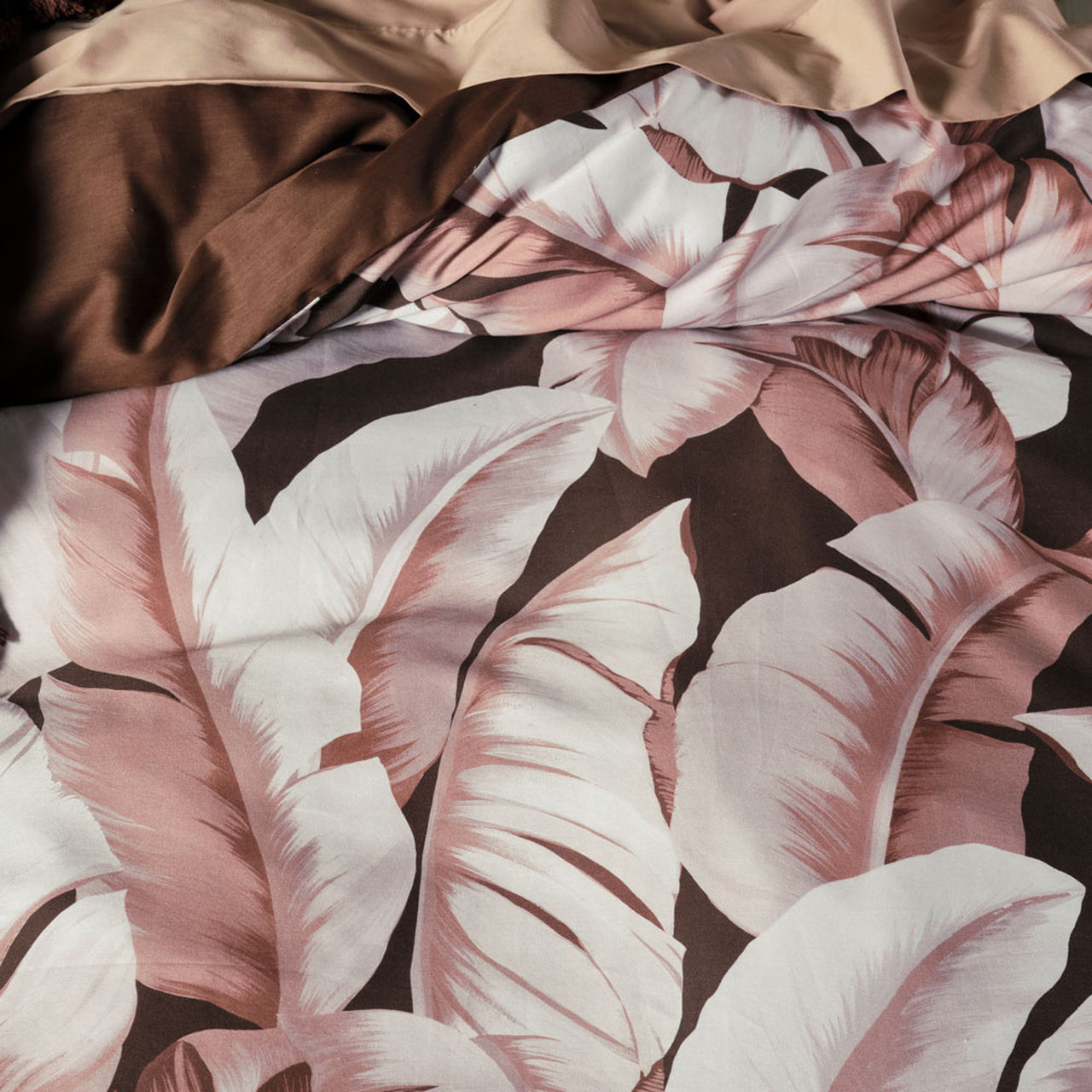 Linen House Kalena Cinnamon Quilt Cover Set - Queen Size Bedding with Soft Cotton Fabric - Perfect for Cozy Bedrooms & Guest Rooms