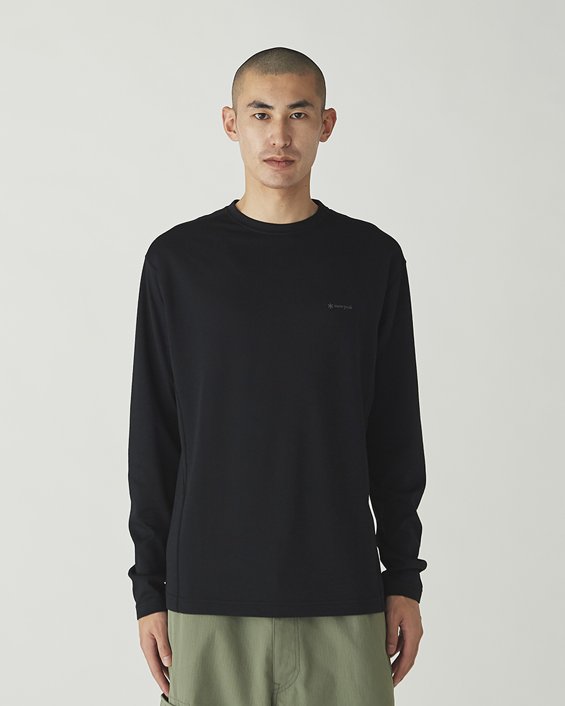 PE/WO Hybrid Long Sleeve T-Shirt for Men - Moisture Wicking Workout & Outdoor Activities